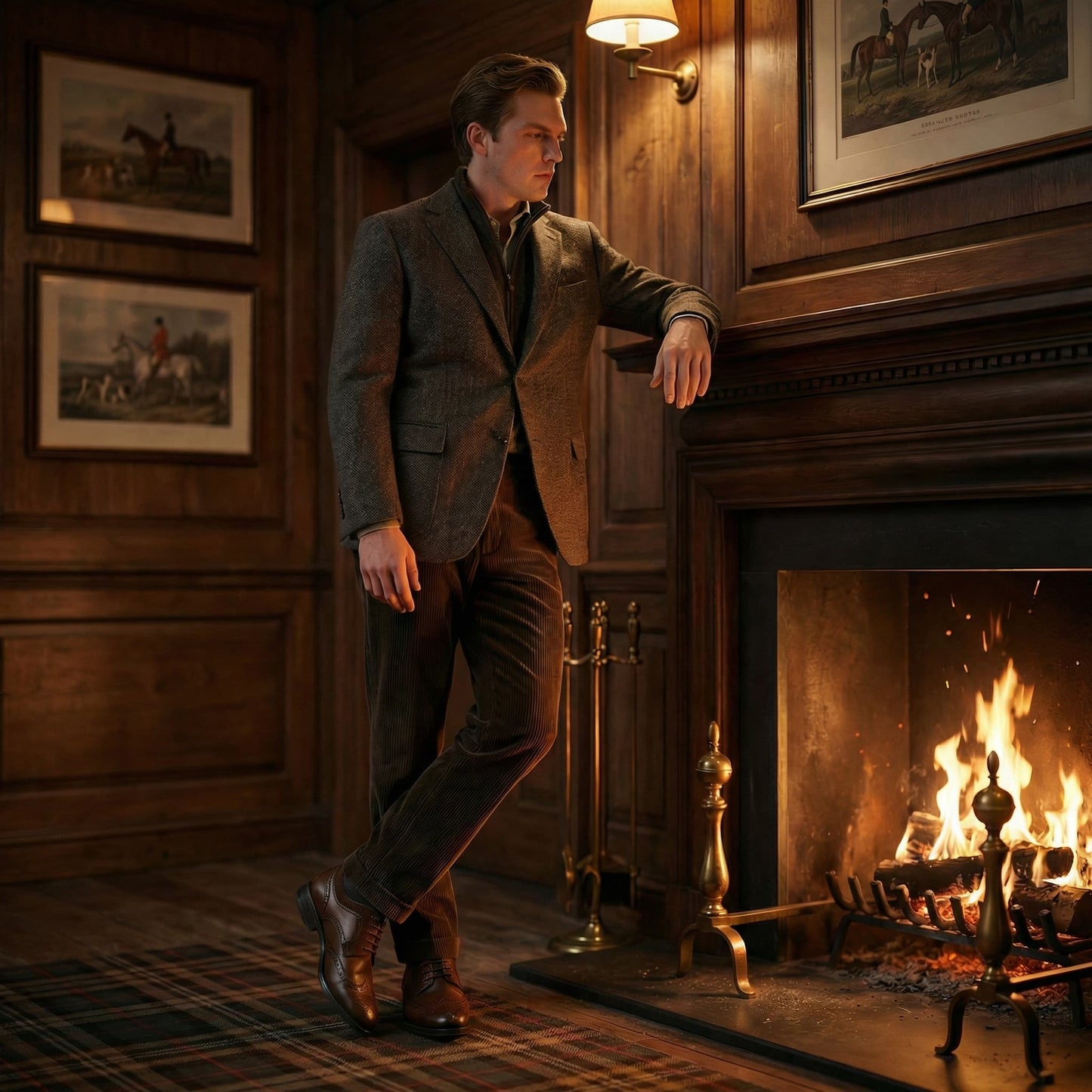 Oxford Classic Men Vintage Dress Shoes